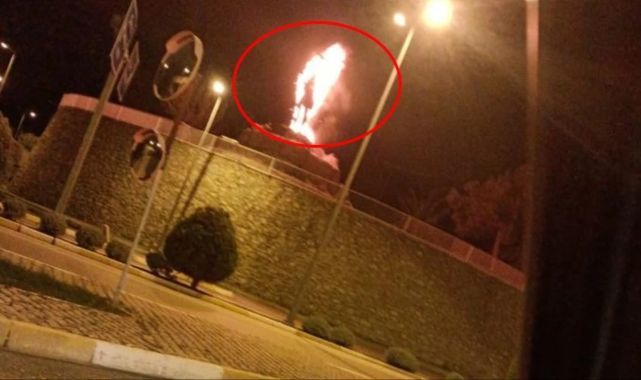 Denizli'deki Milli Mücadele kahramanı Köpekçi Nuri Efe'nin heykeli kundaklandı