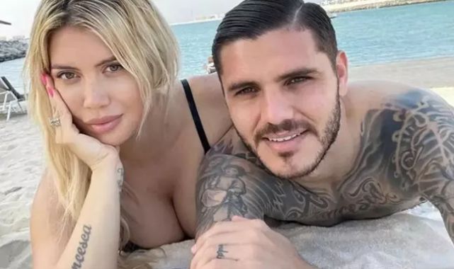 Icardi yeni sevgilisiyle kucak kucağa poz verdi