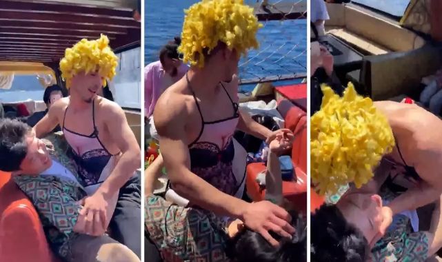 Marmaris'ten mide bulandıran görüntüler