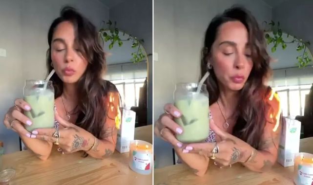 Yasemin Yürük'ün saçları bir anda alev aldı! O anlar kameraya yansıdı