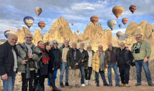 Magazin gazetecileri Kapadokya'da iz bıraktı