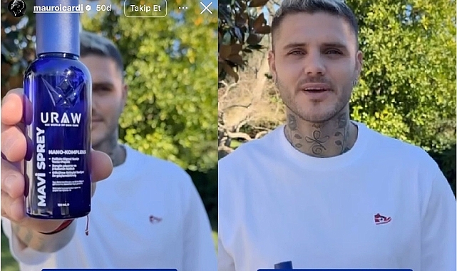 14 Milyon Takipçili Icardi’nin Paylaşımı Gündem Oldu: Viral “Mavi Sprey”nin Arkasında Türk Markası Var